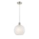 A thumbnail of the Innovations Lighting 516-1P-12-10 White Mouchette Pendant Alternate Image