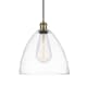 A thumbnail of the Innovations Lighting 516-1P-15-12 Bristol Pendant Antique Brass / Clear