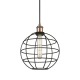 A thumbnail of the Innovations Lighting 516-1P-13-10 Lake Placid Pendant Antique Copper / Matte Black