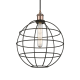 A thumbnail of the Innovations Lighting 516-1P-15-12 Lake Placid Pendant Antique Copper / Matte Black