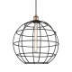 A thumbnail of the Innovations Lighting 516-1P-18-16 Lake Placid Pendant Antique Copper / Matte Black