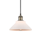 A thumbnail of the Innovations Lighting 516-1P-7-8 Orwell Pendant Matte White / Black Antique Brass