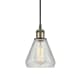 A thumbnail of the Innovations Lighting 516-1P-10-6 Conesus Pendant Clear Crackle / Black Antique Brass