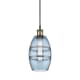 A thumbnail of the Innovations Lighting 516-1P-9-6 Vaz Pendant Black Antique Brass / Princess Blue