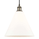 A thumbnail of the Innovations Lighting 516-1P-15-12 Berkshire Pendant Black Antique Brass / Matte White