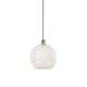 A thumbnail of the Innovations Lighting 516-1P-14-12 White Mouchette Pendant Brushed Brass