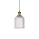 A thumbnail of the Innovations Lighting 516-1P-9-5 Bridal Veil Pendant Brushed Brass / Clear