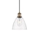 A thumbnail of the Innovations Lighting 516-1P-11-8 Bristol Pendant Brushed Brass / Clear