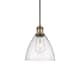 A thumbnail of the Innovations Lighting 516-1P-11-8 Bristol Pendant Brushed Brass / Seedy