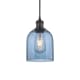 A thumbnail of the Innovations Lighting 516-1P-10-6 Bella Pendant Matte Black / Princess Blue