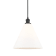 A thumbnail of the Innovations Lighting 516-1P-15-12 Berkshire Pendant Matte White / Matte Black