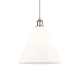 A thumbnail of the Innovations Lighting 516-1P-15-12 Berkshire Pendant Matte White / Polished Nickel