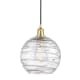 A thumbnail of the Innovations Lighting 516-1P-13-10 Athens Pendant Clear Deco Swirl / Satin Gold