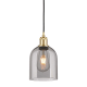 A thumbnail of the Innovations Lighting 516-1P-10-6 Bella Pendant Satin Gold / Light Smoke