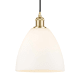 A thumbnail of the Innovations Lighting 516-1P-14-9 Bristol Pendant Satin Gold / Matte White