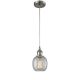 A thumbnail of the Innovations Lighting 516-1P Belfast Brushed Satin Nickel / Clear Seedy