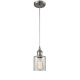 A thumbnail of the Innovations Lighting 516-1P Cobbleskill Brushed Satin Nickel / Clear Ripple