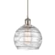 A thumbnail of the Innovations Lighting 516-1P-10-8 Athens Pendant Clear Deco Swirl / Brushed Satin Nickel