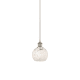 A thumbnail of the Innovations Lighting 516-1P-8-6 White Mouchette Pendant Brushed Satin Nickel