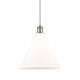 A thumbnail of the Innovations Lighting 516-1P-15-12 Berkshire Pendant Matte White / Brushed Satin Nickel