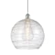 A thumbnail of the Innovations Lighting 516-1P-17-14 Athens Pendant White and Polished Chrome / Clear Deco Swirl