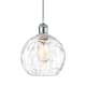 A thumbnail of the Innovations Lighting 516-1P-10-8 Athens Pendant White and Polished Chrome / Clear Water Glass