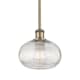 A thumbnail of the Innovations Lighting 516-1S-9-8 Ithaca Pendant Antique Brass / Clear Ithaca