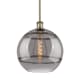 A thumbnail of the Innovations Lighting 516-1S-14-12 Rochester Pendant Antique Brass / Light Smoke