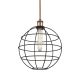 A thumbnail of the Innovations Lighting 516-1S-15-12 Lake Placid Pendant Antique Copper / Matte Black