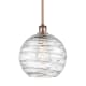 A thumbnail of the Innovations Lighting 516-1S-13-10 Athens Pendant Clear Deco Swirl / Antique Copper