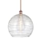 A thumbnail of the Innovations Lighting 516-1S-15-14 Athens Pendant Antique Copper / Clear Deco Swirl