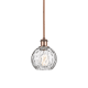 A thumbnail of the Innovations Lighting 516-1S-8-6 Athens Pendant Antique Copper / Clear Water Glass