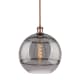 A thumbnail of the Innovations Lighting 516-1S-14-12 Rochester Pendant Antique Copper / Light Smoke