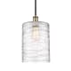 A thumbnail of the Innovations Lighting 516-1S-14-9-L Cobbleskill Pendant Deco Swirl / Black Antique Brass