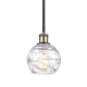 A thumbnail of the Innovations Lighting 516-1S-8-6 Athens Pendant Clear Deco Swirl / Black Antique Brass