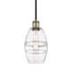 A thumbnail of the Innovations Lighting 516-1S-9-6 Vaz Pendant Black Antique Brass / Clear