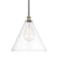 A thumbnail of the Innovations Lighting 516-1S-17-16 Berkshire Pendant Black Antique Brass / Clear