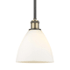 A thumbnail of the Innovations Lighting 516-1S-10-8 Bristol Pendant Black Antique Brass / Matte White