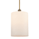 A thumbnail of the Innovations Lighting 516-1S-14-9-L Cobbleskill Pendant Matte White / Brushed Brass