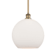 A thumbnail of the Innovations Lighting 516-1S-14-12 Athens Pendant Brushed Brass / Matte White