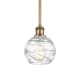 A thumbnail of the Innovations Lighting 516-1S-8-6 Athens Pendant Clear Deco Swirl / Brushed Brass