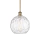 A thumbnail of the Innovations Lighting 516-1S-13-10 Athens Pendant Brushed Brass / Clear Water Glass