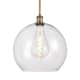 A thumbnail of the Innovations Lighting 516-1S-16-14 Athens Pendant Brushed Brass / Clear