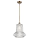 A thumbnail of the Innovations Lighting 516-1S Springwater Brushed Brass / Clear Spiral Fluted