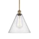 A thumbnail of the Innovations Lighting 516-1S-13-12 Berkshire Pendant Brushed Brass / Seedy