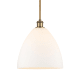 A thumbnail of the Innovations Lighting 516-1S-13-12 Bristol Pendant Brushed Brass / Matte White