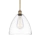 A thumbnail of the Innovations Lighting 516-1S-13-12 Bristol Pendant Brushed Brass / Clear