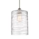 A thumbnail of the Innovations Lighting 516-1S-14-9-L Cobbleskill Pendant Deco Swirl / Polished Nickel