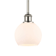 A thumbnail of the Innovations Lighting 516-1S-8-6 Athens Pendant Polished Nickel / Matte White