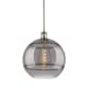 A thumbnail of the Innovations Lighting 516-1S-14-12 Rochester Pendant Polished Nickel / Light Smoke